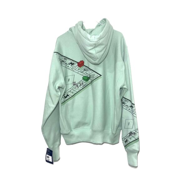 Champion Reverse Weave Hooded Sweatshirt - Monopoly Smoothie Green M - Picture 6 of 14